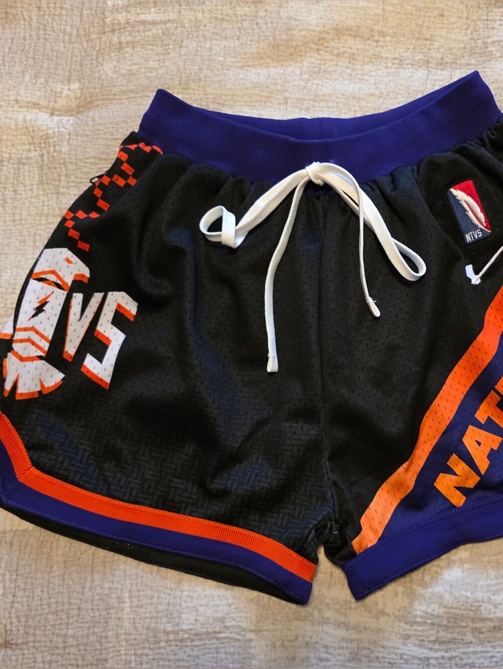 NTVS Black, Purple & Orange 'NATIVES' RARE! Athletic Shorts